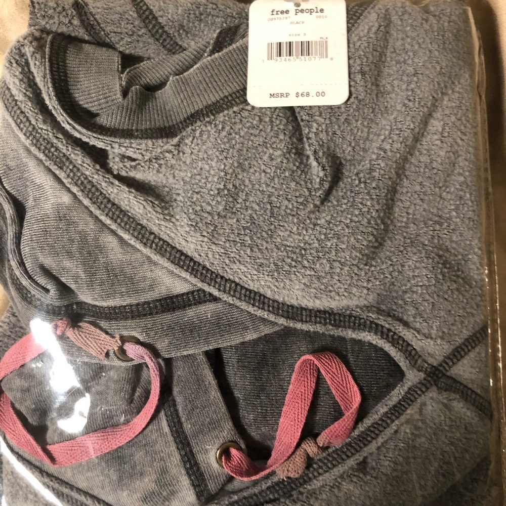 NWT Free People Movement Meadowbrook Hoodie. Sizes XS & S. Color - black. - Picture 5 of 5